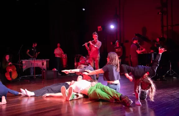 Match d'impro lors du Freaky Friday