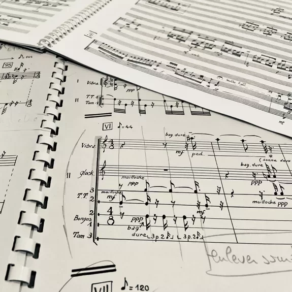 Partitions musicales en vrac