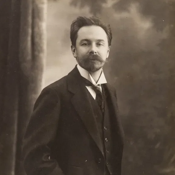 Portrait d'Alexandre Scriabine en 1914
