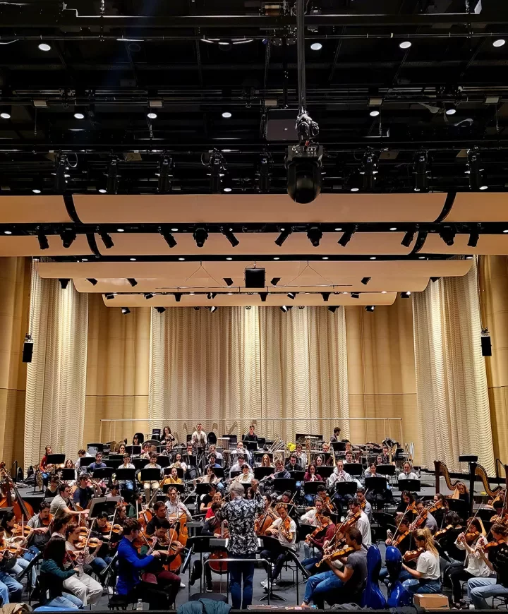 L'Académie d'orchestre en avril 2023