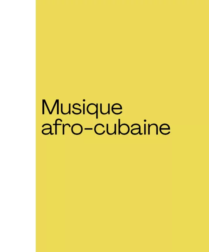 Musique afro-cubaine