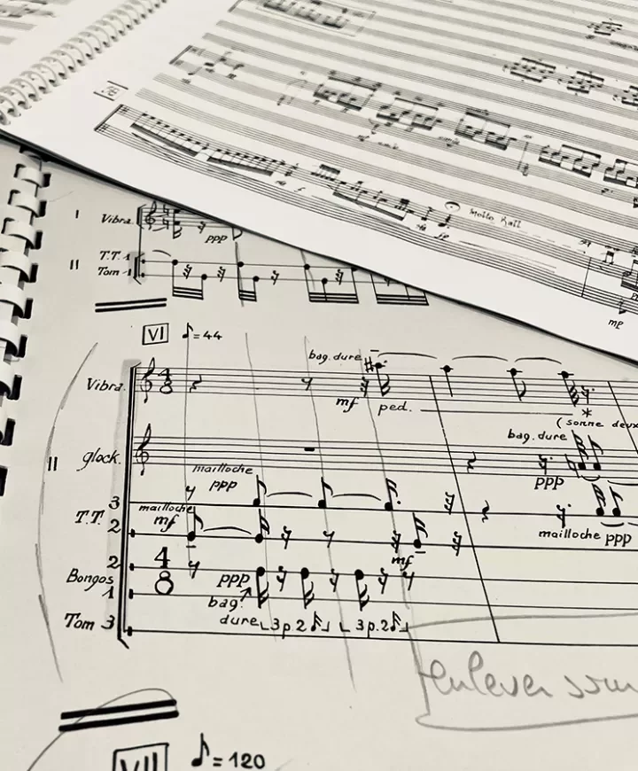 Partitions musicales en vrac