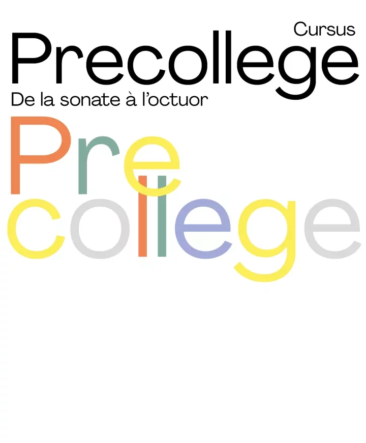 Affiche du concert du cursus precollege