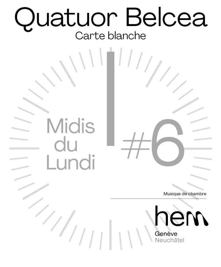 Affiche Quatuor Belcea