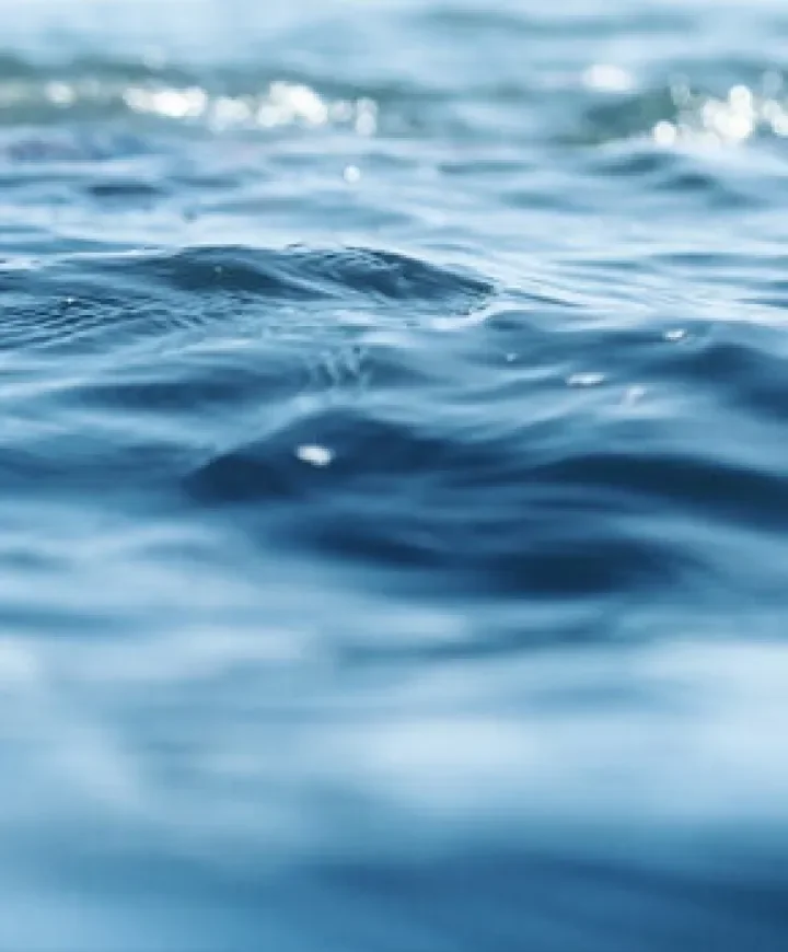 Gros plan sur de l'eau