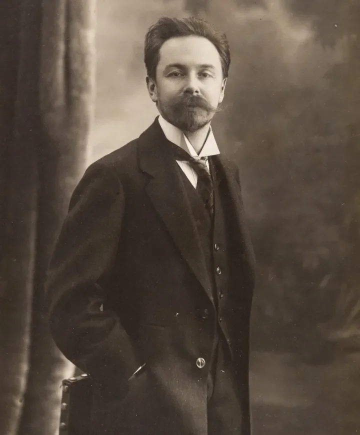 Portrait d'Alexandre Scriabine en 1914
