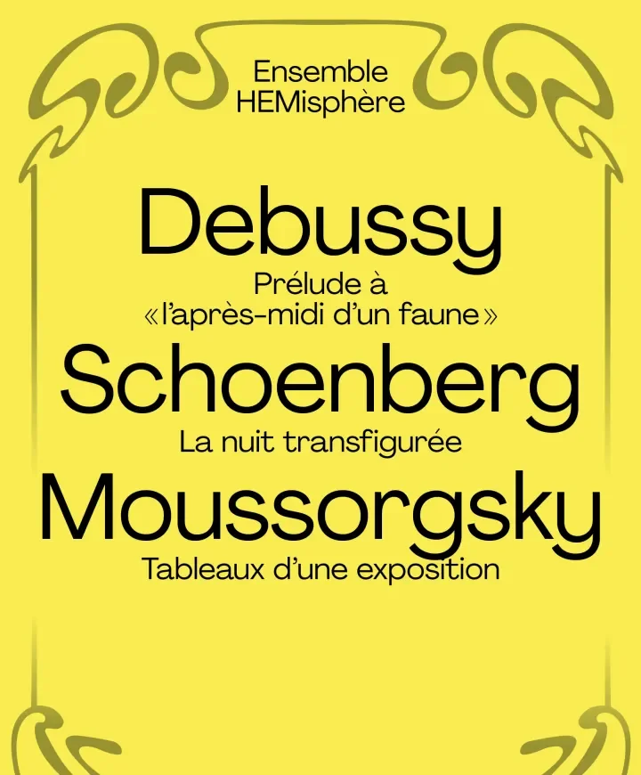 Visuel du concert de l'ensemble HEMisphère, février 2026