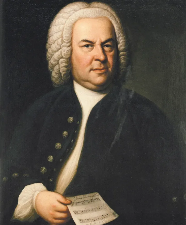 Portrait de Johann Sebastian Bach en peinture