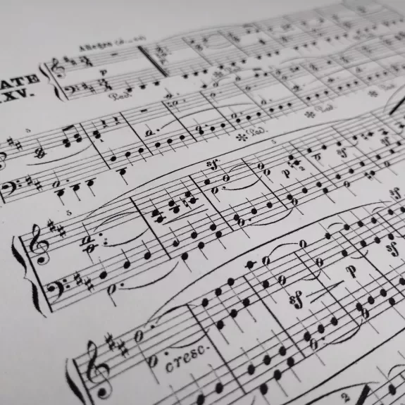 Partition de la sonate 15 de Beethoven
